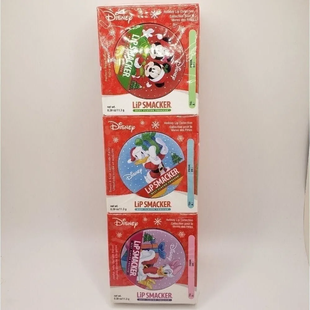 LIP Smacker Disney Holiday Collecor Edition